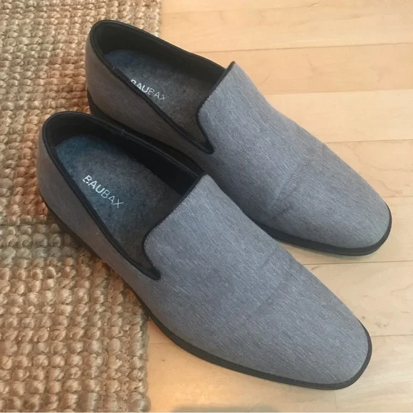 Baubax Shoes Baubax Dressy Loafer Gray Bamboo Coconut Wool